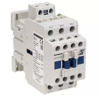   SCHRACK - Mágneskapcsoló 3p, CUBICO Classic, 11kW, 25A, 1z+1ny, 230VAC - LZDC25B3--