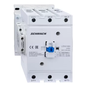   SCHRACK - Mágneskapcsoló 3p, CUBICO Grand, 75kW, 150A, 1z+1ny, 230VAC - LZDG15B3--