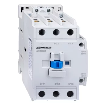   SCHRACK - Mágneskapcsoló 3p, CUBICO High, 18,5kW, 40A, 1z+1ny, 24VAC - LZDH40B0--