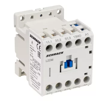   SCHRACK - Mágneskapcsoló 3p, CUBICO Mini, 5,5kW, 12A, 1ny, 24VDC - LZDM1225--