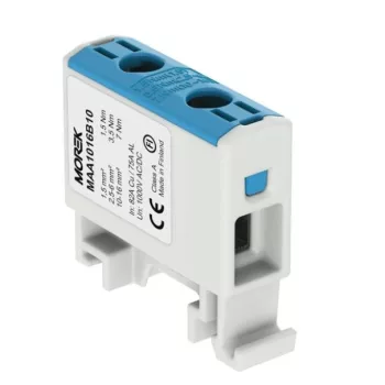   MOREK - OTL16 kék - Fővezetéki sorkapocs, 1xAl/Cu, 1,5-16mm2 1500V, kék - HD Hungária - MAA1016B10