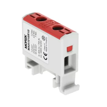   MOREK - OTL16 piros - Fővezetéki sorkapocs, 1xAl/Cu, 1,5-16mm2 1500V, piros - HD Hungária - MAA1016R10