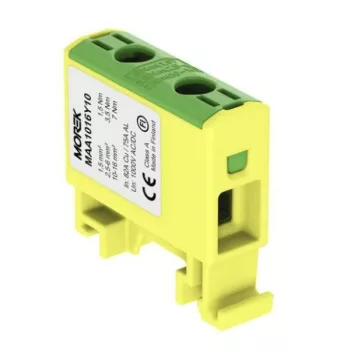   MOREK - OTL16 zöld/sárga - Fővezetéki sorkapocs, 1xAl/Cu, 1,5-16mm2, 1500V, zöld/sárga - HD Hungária - MAA1016Y10