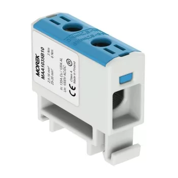   MOREK - OTL35 kék - Fővezetéki sorkapocs, 1xAl/Cu 2,5-35, 1500V, kék - HD Hungária - MAA1035B10