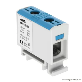   MOREK - OTL50 kék - Fővezetéki sorkapocs, 1xAl/Cu, 1,5-50mm2, 1500V, kék OTL50 - HD Hungária - MAA1050B10