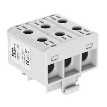   MOREK - OTL35-3x (3*Al/Cu) - Fővezetéki sorkapocs, 3P, 3xAl/Cu 2,5-35, 1500V, szürke - HD Hungária - MAA1335A10