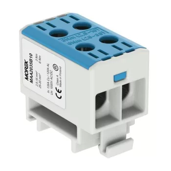   MOREK - OTL35-2 kék - Fővezetéki sorkapocs, 2xAl/Cu, 2,5-35mm2, 1500V, kék - HD Hungária - MAA2035B10