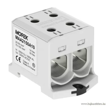   MOREK - OTL150-2 szürke - Fővezetéki sorkapocs, 2xAl/Cu 25-150, 1500V, szürke - HD Hungária - MAA2150A10