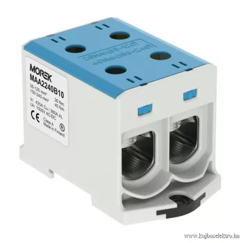   MOREK - OTL240-2 kék - Fővezetéki sorkapocs, 2xAl/Cu 35-240, 1500V, kék - HD Hungária - MAA2240B10