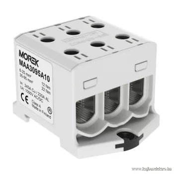   MOREK - OTL95-3 szürke - Fővezetéki sorkapocs, 3xAl/Cu 6-95 mm2, 1500V, szürke - HD Hungária - MAA3095A10