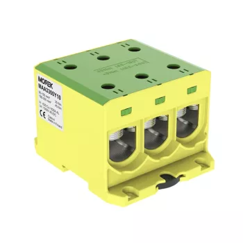   MOREK - OTL300-3 zöld/sárga - Fővezetéki sorkapocs, 3xAl/Cu 95-300, 1500V, zöld/sárga - HD Hungária - MAA3300Y10