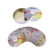 EXTOL 106903 Vágókorong 20 db, acélhoz; 125×1×22,2mm, max 12200 ford/perc, fémdobozban