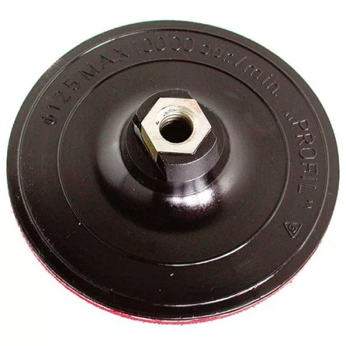 EXTOL 108500 Gumitányér sarokcsiszolóhoz; 125mm, tépőzáras