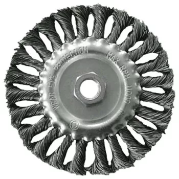   EXTOL 17025 Drótcsiszoló körkefe  sodort, M14×2 sarokcsiszolóra; 115mm, 11000 ford/perc