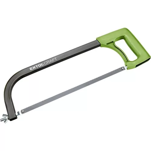EXTOL 1708 Fémfűrész 300 mm, ABS műanyag nyél; téglalap keresztmetszetű csőváz, fűrészlap: 12" / 24T