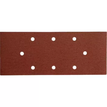   EXTOL 243040 Csiszolópapír, lyukas klt. 10db, 93×230 mm, 8 db lyukkal, P40, 407114, 407115-höz