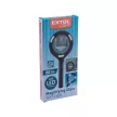 EXTOL 43159 Nagyító LED lámpa, kézi, 3×0,5 W COB, 80 Lm, 3× nagyítás; műanyag ház, elem nélkül, CE