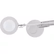 EXTOL 43161 Nagyító LED lámpa, asztali, Fehér, 7 W COB, 2400 Lm, 5× nagyítás; mechanikusan állítható rögzítés, USB töltőkábel