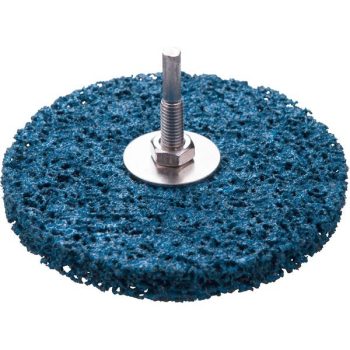   EXTOL 8803358 Csiszolókorong fúrógéphez ("csapos négertárcsa") 115mm, 15 mm vastagság, 6 mm befogás, nylon és szilícium karbid