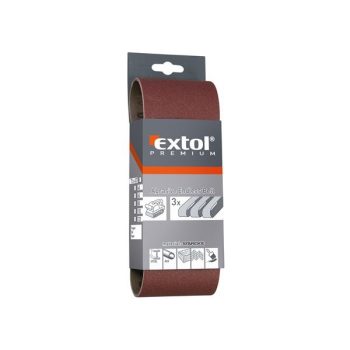 EXTOL 8803530 Csiszolószalag klt. 75×533mm 3 db P100
