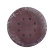 EXTOL 8803584 Csiszolókorong vászon, lyukas klt. 10db, 150mm, 8 db lyukkal, P100-es, tépőzáras