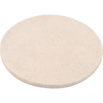   EXTOL 8803598 Polírkorong, gyapjú/filc keverék, fehér; 150 mm, 7 mm vastag, tépőzáras