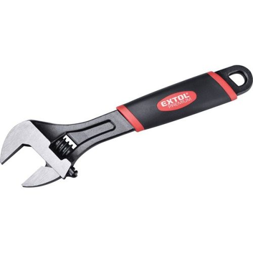EXTOL 8816304 Állítható villáskulcs, 200 × 22 mm, kovácsolt, CrV., 8", nikkelezett