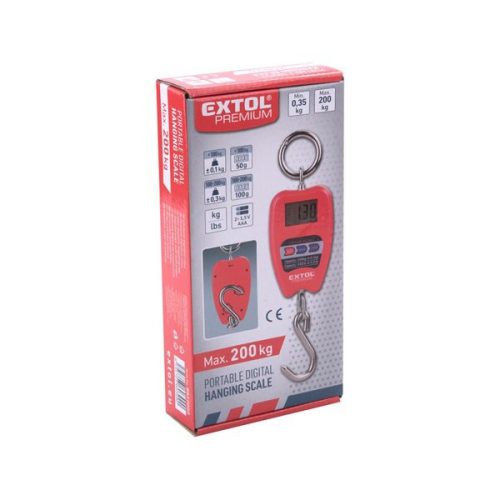 EXTOL 8822000 Poggyász mérleg, digitális, max. 200 kg
