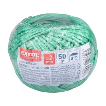   EXTOL 8856405 Kerti kötöző zsineg, sodrott, zöld, 2mm×50m, PP
