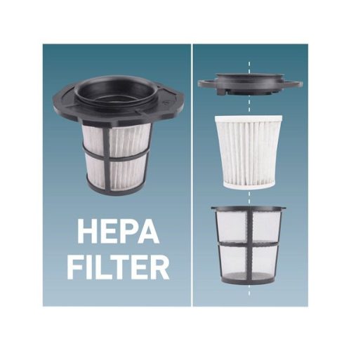 EXTOL 8891872 Akkus porszívó, Share20V, 20V, Li-ion, 1db akku, 1db töltő, HEPA szűrő