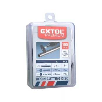   EXTOL 903762 Mini vágó- és daraboló klt. 3,2 mm befogás, 100 db, 2 féle vágófej