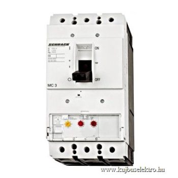   SCHRACK - Megszakító MC3, AE tip. kioldó, 3 pólusú 50kA, 400A - MC340232--