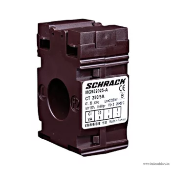   SCHRACK - Felfűzhető áramváltó kábelhez, D=21mm, 250/5A - MG952025-A