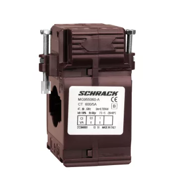   SCHRACK - Felfűzhető áramváltó 600A/5A, 40x10mm sínhez - MG955060-A