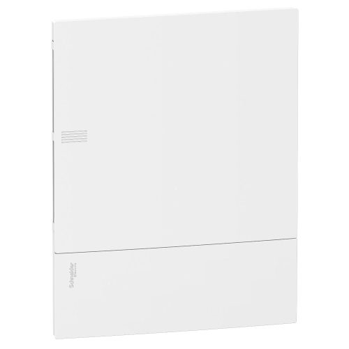 SCHNEIDER MIP22212 - RESI9 MP Kiselosztó, teli ajtó, süllyesztett, 2x12 modul, PEN sín, komplett, fehér