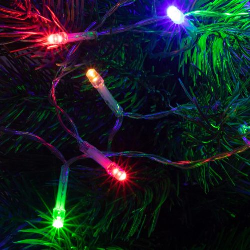 SOMOGYI ELEKTRONIC - MLC 58/M - LED-es elemes fényfüzér, 50 LED, színes, időzítős