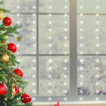   SOMOGYI ELEKTRONIC - MLF 200/WH - Micro LED-es fényfüggöny, beltéri, 3x2m, 10 füzér / 20LED, hidegfehér, 8pr.