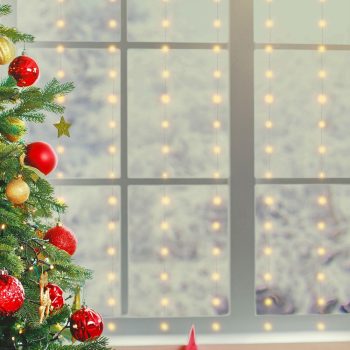   SOMOGYI ELEKTRONIC - MLF 200/WW - Micro LED-es fényfüggöny, beltéri, 3x2m, 10 füzér / 20LED, melegfehér, 8pr.