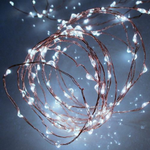 SOMOGYI ELEKTRONIC - ML 80/WH - Micro LED-es fényfüzér, 80 LED, hidegfehér, kültéri