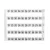 IMO - SK MT5-351-400 - Sorkapocs jelölő címke 5x5 mm, fehér,351-400 nyomtatott - HD Hungária - MT5-351-400