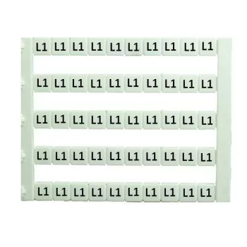   IMO - SK MT5-L1 - Sorkapocs jelölő címke 5x5 mm, fehér, "L1" jelöléssel nyomtatott - HD Hungária - MT5-L1