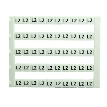   IMO - SK MT5-L2 - Sorkapocs jelölő címke 5x5 mm, fehér, "L2" jelöléssel nyomtatott - HD Hungária - MT5-L2