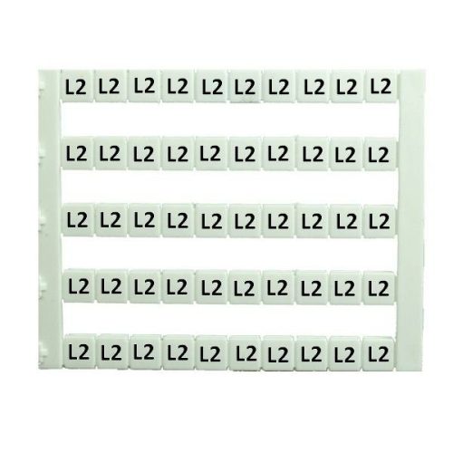 IMO - SK MT5-L2 - Sorkapocs jelölő címke 5x5 mm, fehér, "L2" jelöléssel nyomtatott - HD Hungária - MT5-L2