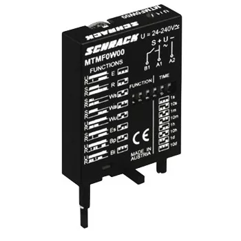   SCHRACK - Multifunkciós időzítő modul MT78740 reléfoglalathoz Module suitable for relay base YMU78740, YMU78701 and MT78740 - MTMF0W00--