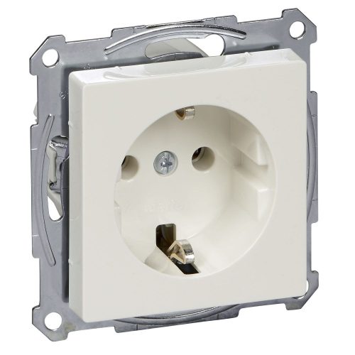SCHNEIDER MTN2301-0319 - MERTEN 2P+F csatlakozóaljzat, rugós, 16A, System-M, polárfehér