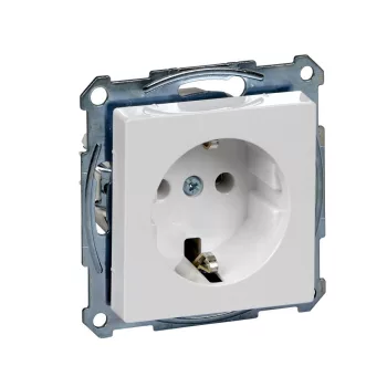  SCHNEIDER MTN2301-0325 - MERTEN 2P+F csatlakozóaljzat, rugós, 16A, System-M, aktívfehér
