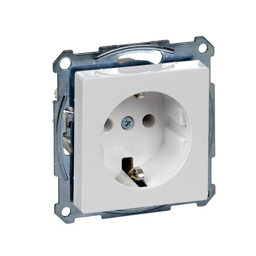 SCHNEIDER MTN2301-0325 - MERTEN 2P+F csatlakozóaljzat, rugós, 16A, System-M, aktívfehér