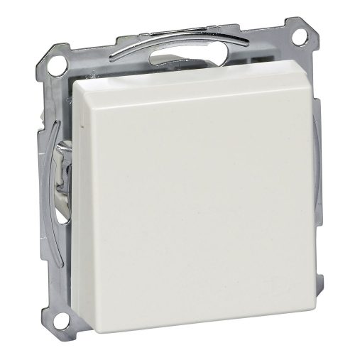 SCHNEIDER MTN2311-0319 - MERTEN 2P+F csatlakozóaljzat, csapófedéllel, rugós, 16A, System-M, polárfehér