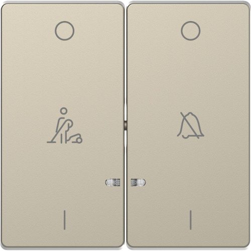 SCHNEIDER MTN3429-6033 - MERTEN Billentyű, ne zavarj/takarítás szimbólummal, System-D, szahara