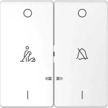   SCHNEIDER MTN3429-6035 - MERTEN Billentyű, ne zavarj/takarítás szimbólummal, System-D, lótuszfehér